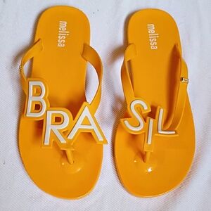 Melissa Vibrant Yellow Brazil Sandals